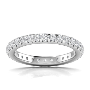 Ivana Jewels Rings White Gold / 14KT Luxury Eternity Wedding Ring