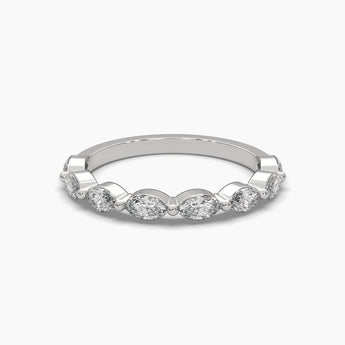 Ivana Jewels Rings White Gold / 14KT Marquise Mini Eternal Ring