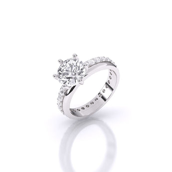 Ivana Jewels Rings White Gold / 14KT Minimalistic Diamond Ring