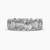 Ivana Jewels Rings White Gold / 14KT Pear, Emerald & Oval Shape Diamonds Band Ring