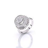 Ivana Jewels Rings White Gold / 14KT Peppered Dazzle Diamond Ring