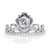 Ivana Jewels Rings White Gold / 14KT Queen Elegance Diamond Crown Ring