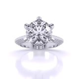 Ivana Jewels Rings White Gold / 14KT Radiant Accents Diamond Ring