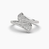 Ivana Jewels Rings White Gold / 14KT Round Cut Diamonds Diva's Ring