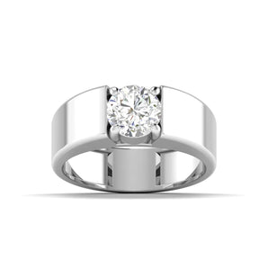 Ivana Jewels Rings White Gold / 14KT Simple Diamond Engagement Ring