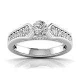 Ivana Jewels Rings White Gold / 14KT Sky Bubble Cluster Diamond Ring
