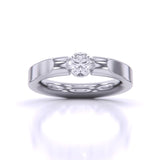 Ivana Jewels Rings White Gold / 14KT Solitaire Diamond Ring