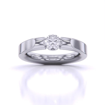 Ivana Jewels Rings White Gold / 14KT Solitaire Diamond Ring