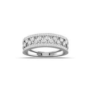 Ivana Jewels Rings White Gold / 14KT Sparkling Platinum Diamond Eternity Band