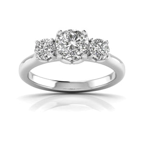 Ivana Jewels Rings White Gold / 14KT The Aureus Diamond Ring