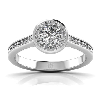 Ivana Jewels Rings White Gold / 14KT Timeless Elegance Diamond Ring
