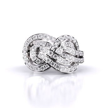 Ivana Jewels Rings White Gold / 14KT Willow Diamond Ring