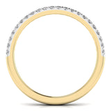 Ivana Jewels Rings Yellow Gold / 14KT 0.26 Carat Round Diamonds Band Ring