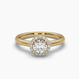 Ivana Jewels Rings Yellow Gold / 14KT 0.45 Pointer Round Solitaire Diamond Ring