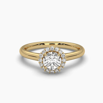 Ivana Jewels Rings Yellow Gold / 14KT 0.45 Pointer Round Solitaire Diamond Ring