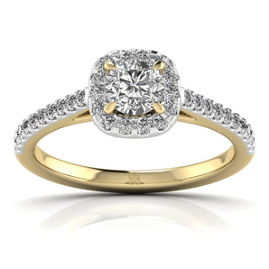 Ivana Jewels Rings Yellow Gold / 14KT 0.70 Carat Radiant Glow