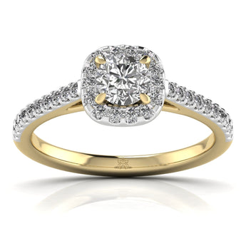 Ivana Jewels Rings Yellow Gold / 14KT 0.70 Carat Radiant Glow