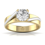 Ivana Jewels Rings Yellow Gold / 14KT 1.5 Carat Round Diamond Solitaire Ring
