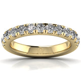 Ivana Jewels Rings Yellow Gold / 14KT 1 Carat Classic Round Cut Band Ring