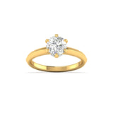 Ivana Jewels Rings Yellow Gold / 14KT 1 Carat Diamond Solitaire Ring