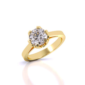 Ivana Jewels Rings Yellow Gold / 14KT 1 Carat Golden Promise