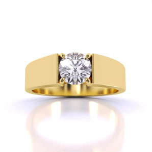 Ivana Jewels Rings Yellow Gold / 14KT 1 Carat Regal Cathedral Ring