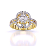 Ivana Jewels Rings Yellow Gold / 14KT 1 Carat Solitaire Fashion Ring