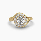 Ivana Jewels Rings Yellow Gold / 14KT 1 Carat Solitaire Round Cut Diamond Ring