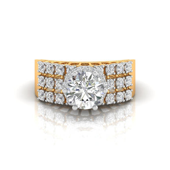 Ivana Jewels Rings Yellow Gold / 14KT 2.16 Carat Solitaire Enchanting Ring