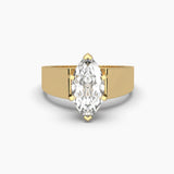 Ivana Jewels Rings Yellow Gold / 14KT 2.8 Carat Solitaire Diamond Marquise Marvel Ring