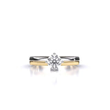 Ivana Jewels Rings Yellow Gold / 14KT 40 Pointers Classic Solitaire Ring