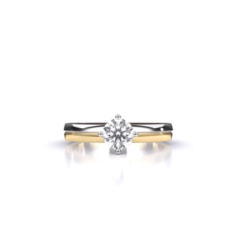 Ivana Jewels Rings Yellow Gold / 14KT 40 Pointers Classic Solitaire Ring