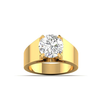 Ivana Jewels Rings Yellow Gold / 14KT 5 Carat Diamond Solitaire Ring