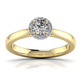 Ivana Jewels Rings Yellow Gold / 14KT 50 Pointers Whisper of Love