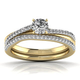 Ivana Jewels Rings Yellow Gold / 14KT 60 Pointer Harmonic Union Solitaire Ring