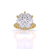 Ivana Jewels Rings Yellow Gold / 14KT Accented Engagement Ring