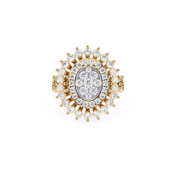 Ivana Jewels Rings Yellow Gold / 14KT Celestial Cluster Ring