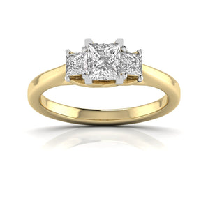 Ivana Jewels Rings Yellow Gold / 14KT Classic Crescent Diamond Ring