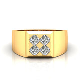 Ivana Jewels Rings Yellow Gold / 14KT Classic Men's Diamond Ring