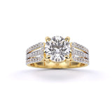 Ivana Jewels Rings Yellow Gold / 14KT Classic Solitaire Diamond Ring