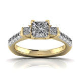 Ivana Jewels Rings Yellow Gold / 14KT Delicate French Setting Diamond Ring