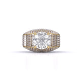 Ivana Jewels Rings Yellow Gold / 14KT Eternal Harmony Round Solitaire