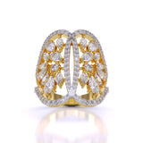 Ivana Jewels Rings Yellow Gold / 14KT Feminine Cocktail Ring