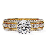 Ivana Jewels Rings Yellow Gold / 14KT Fine Diamond Ring with a Round Brilliant Cut Diamond