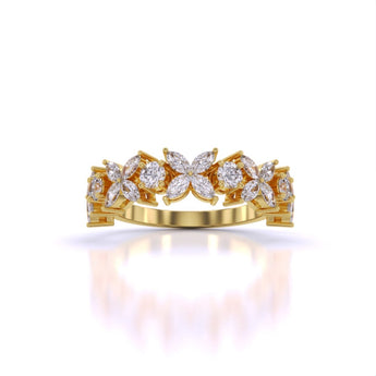 Ivana Jewels Rings Yellow Gold / 14KT Floral Bloom Ring