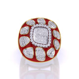 Ivana Jewels Rings Yellow Gold / 14KT Gold & Diamond Traditional Cocktail Ring