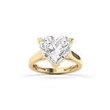 Ivana Jewels Rings Yellow Gold / 14KT Heart Shape Solitaire Ring