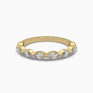 Ivana Jewels Rings Yellow Gold / 14KT Marquise Mini Eternal Ring