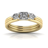 Ivana Jewels Rings Yellow Gold / 14KT Radiant Love Diamond Ring
