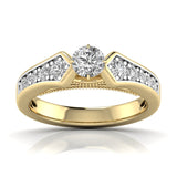 Ivana Jewels Rings Yellow Gold / 14KT Sky Bubble Cluster Diamond Ring